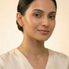 Oval Serenity - Pure Gold Lab Diamond Earrings