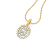 Oval Radiance - Pure Gold Lab Diamond Solitaire Pendant