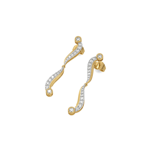 Elara Lab Grown Diamond Drop Earrings