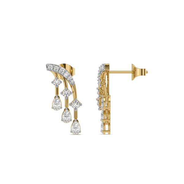 Shimmerfall Lab Grown Diamond Drop Earrings