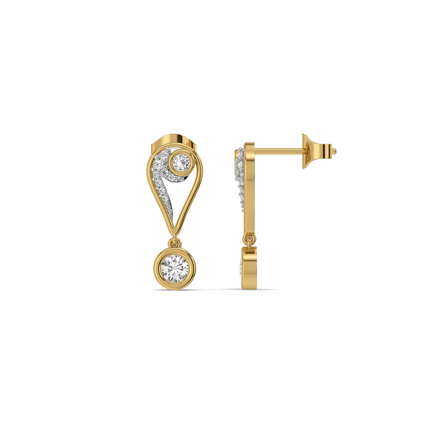 Aurelle Lab Grown Diamond Drop Earrings