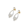 Dewdrop Floral Lab Grown Diamond Drop Earrings