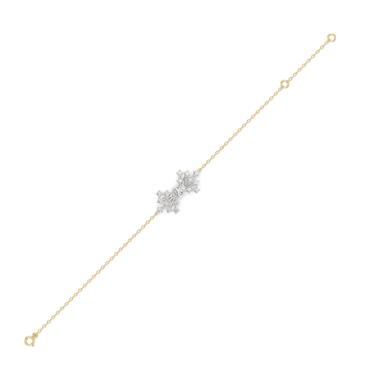 Nightfall Ignite - Pure Gold Lab Diamond Bracelet