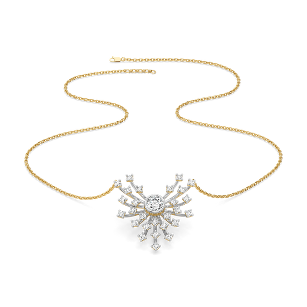 Lukson Nightfall Ignite Pure Gold Lab Grown Diamond Necklace Online