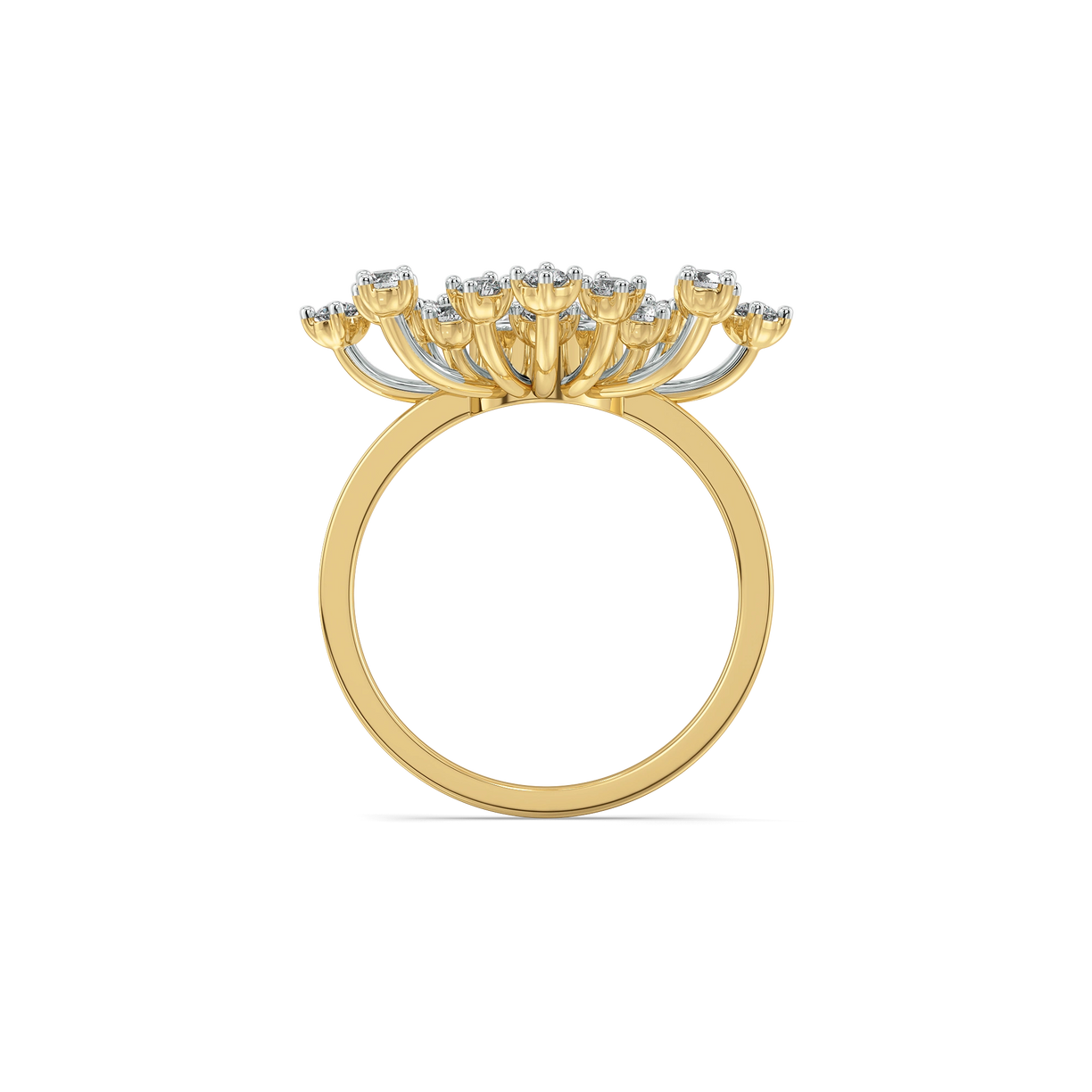 Nightfall Ignite - Pure Gold Lab Diamond Ring