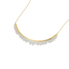 Afterlight Bloom - Pure Gold Lab Diamond Choker Necklace