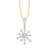 Twilight Flicker - Pure Gold Lab Diamond Pendant
