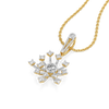 Twilight Flicker - Pure Gold Lab Diamond Pendant
