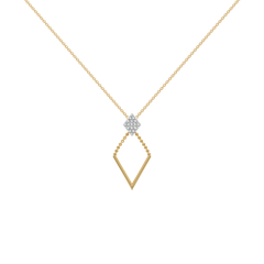 Diamond Arc - Lab Diamond Lariat Necklace