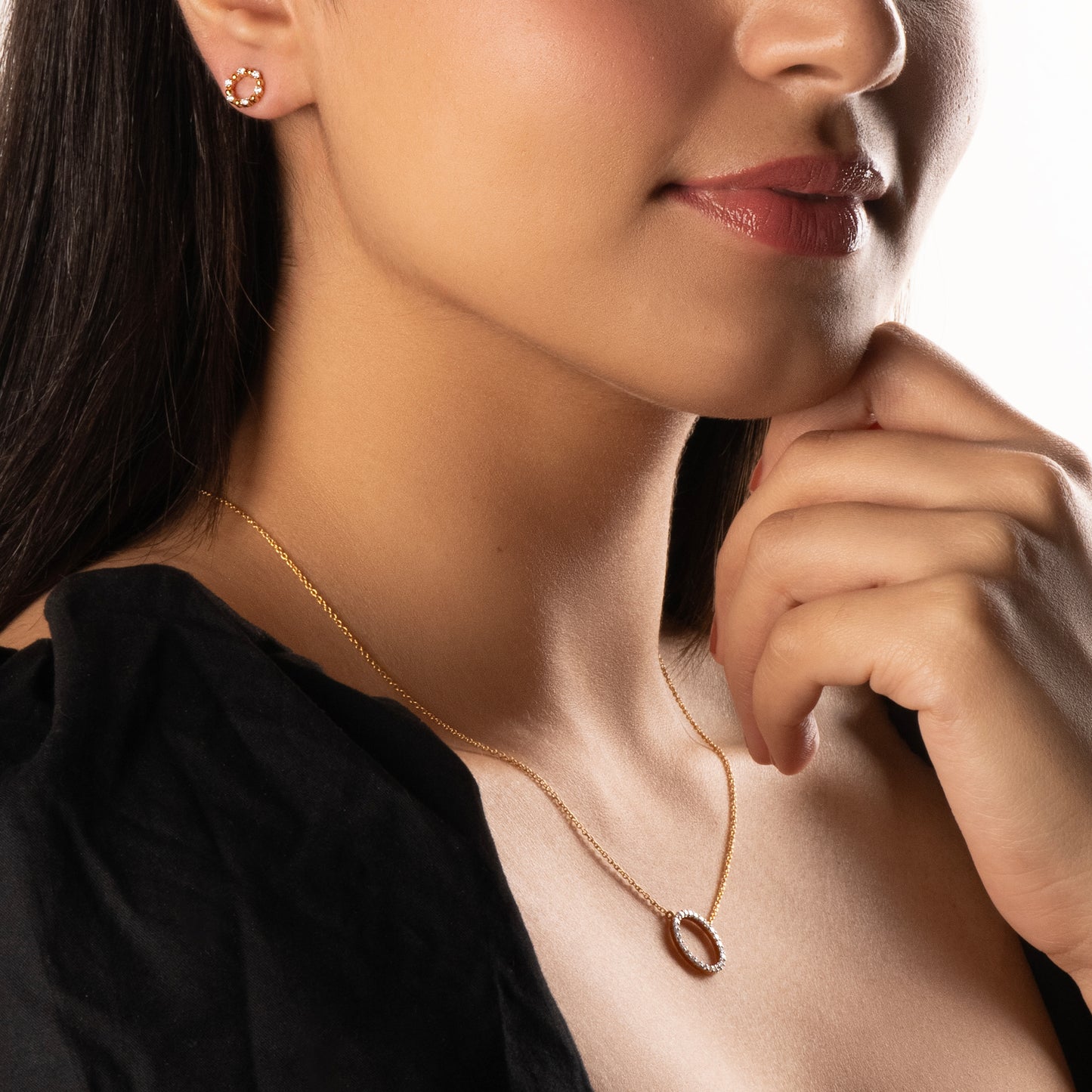 Halo - Lab Diamond Pendant Necklace