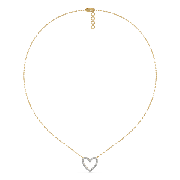 Lukson Everlasting Heart Lab Grown Diamond Necklace