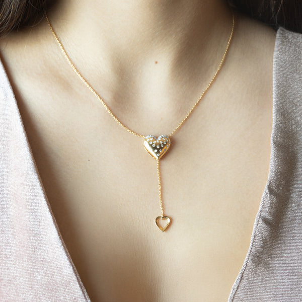 Promise Heart - Lab Grown Diamond Pendant Necklace for Women - Lukson
