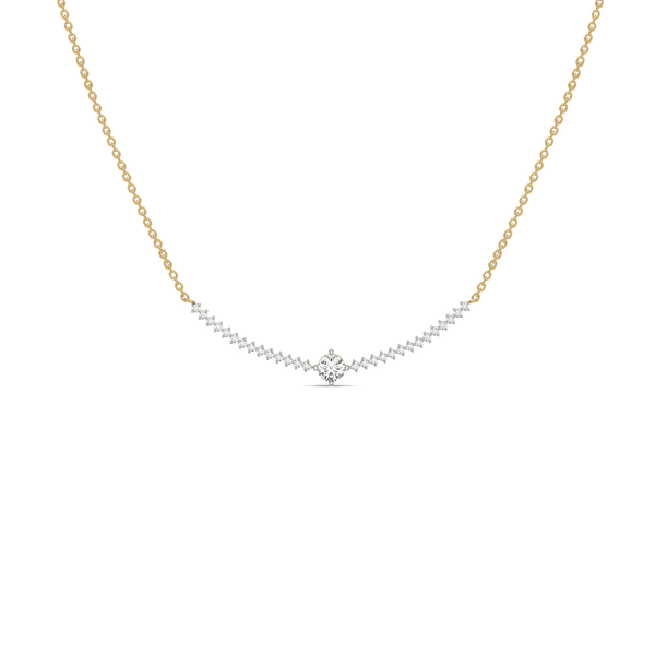 Line of Light - Lab Grown Diamond Solitaire Necklace