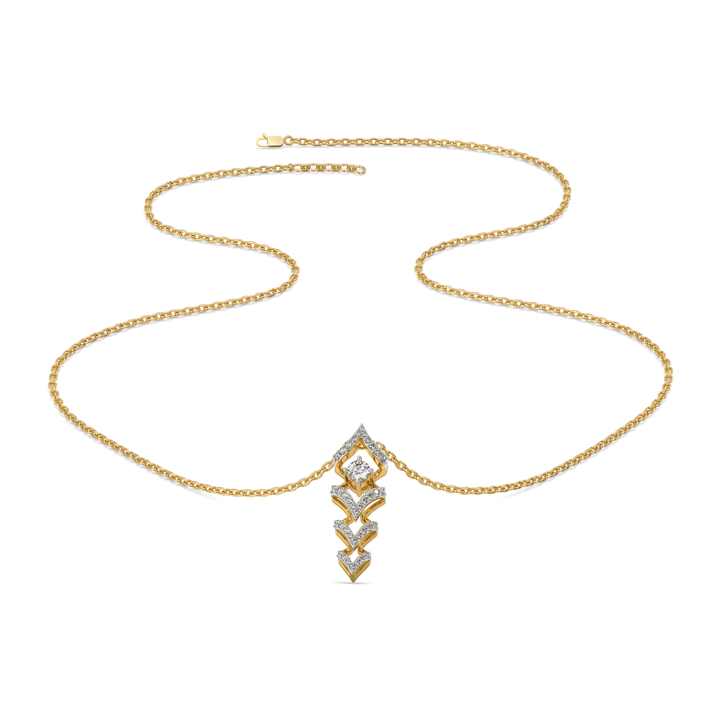 Fierce Aura - Lab Diamond Solitaire Necklace