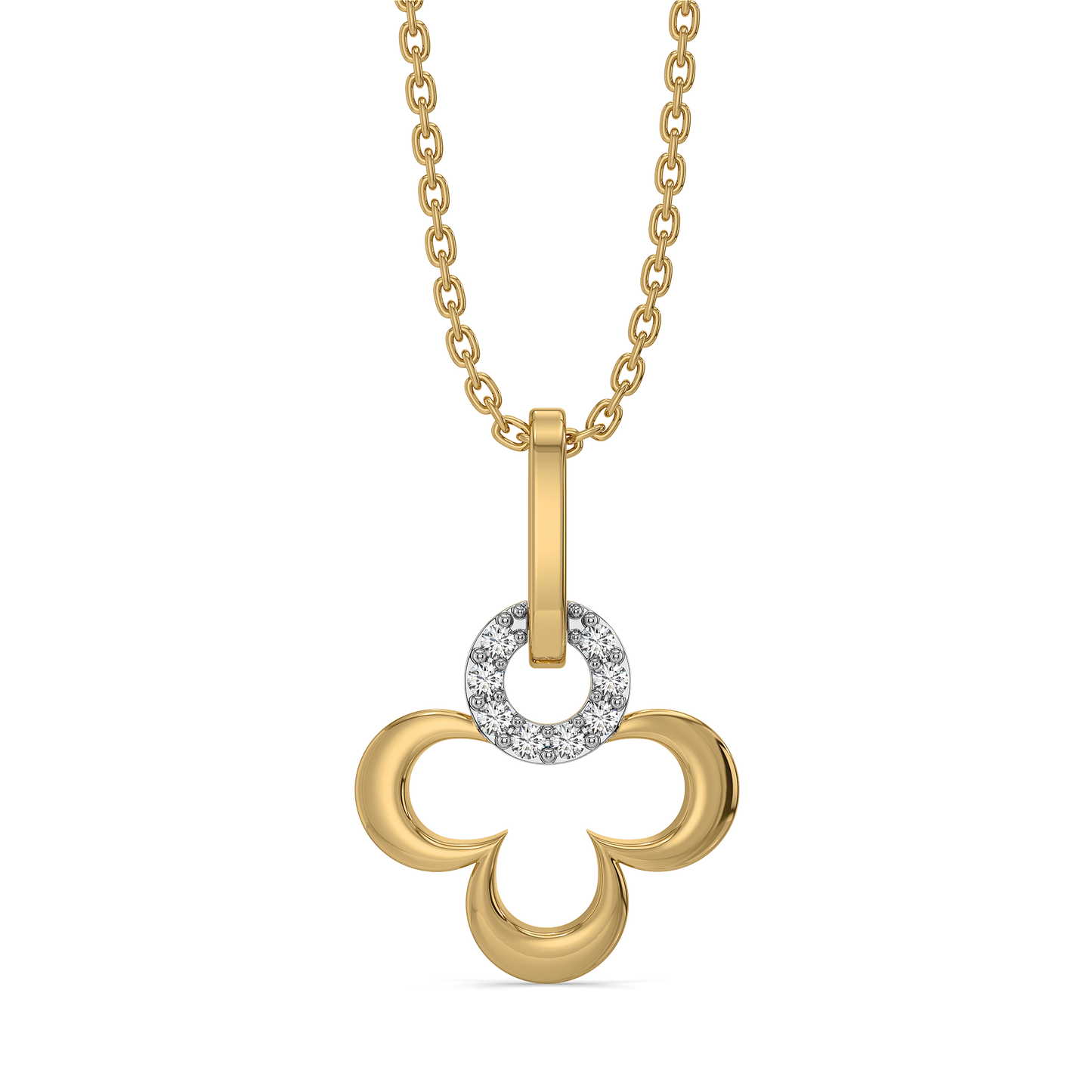 Lucky Bloom - Lab Diamond Pendant