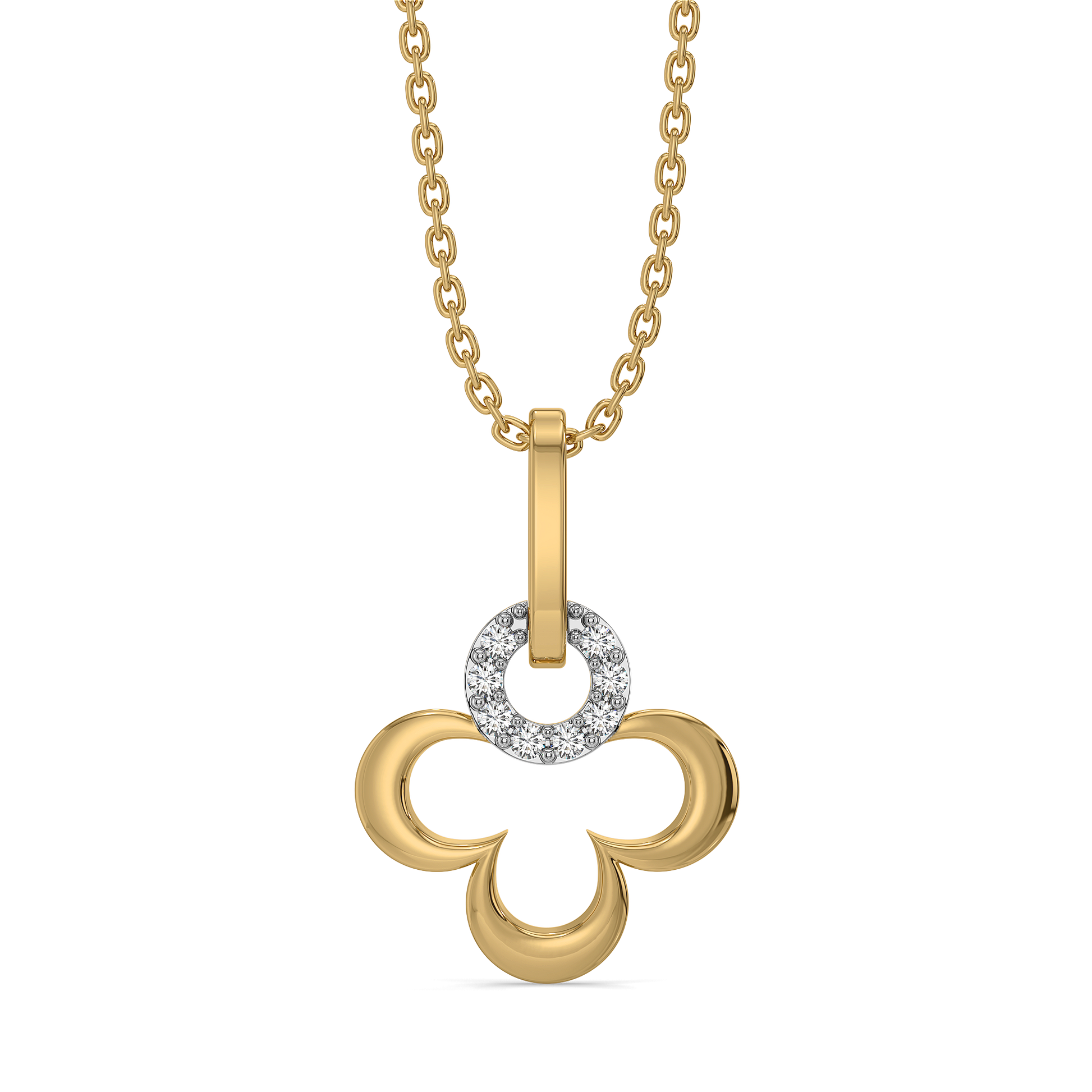 Lucky Bloom - Lab Diamond Pendant