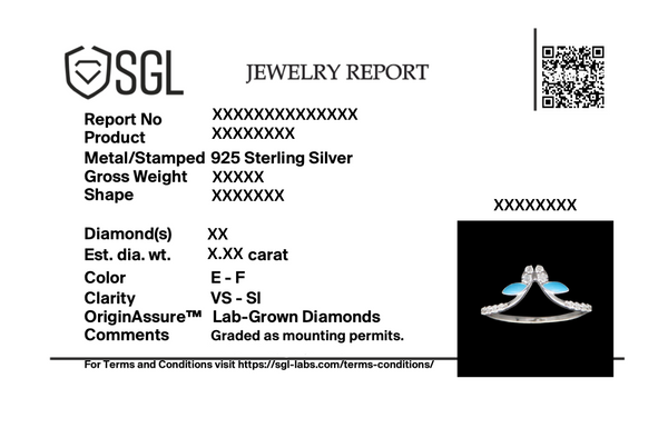 Lukson Certified Lab Grown Diamond Fashion Ring for Women