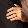 Lukson Prism Point Ring 18kt Gold Vermeil Lab Grown Diamond