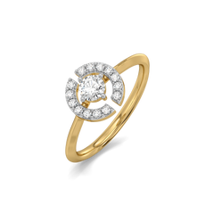 The Diamond Circle - Lab Diamond Solitaire Ring