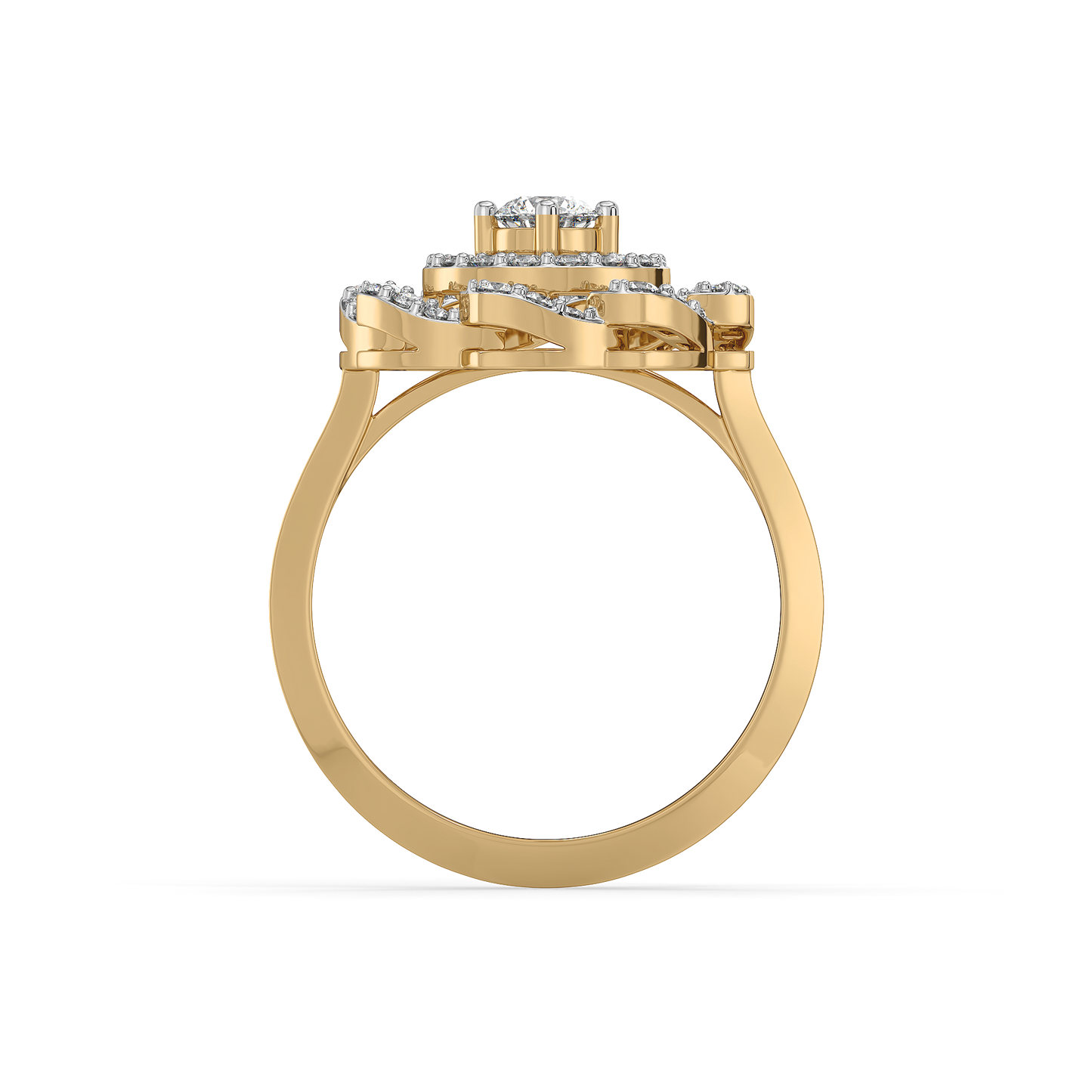 Stellar Shine – Lab Diamond Solitaire Ring