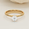 Lukson Golden Radiance Lab Grown Diamond Solitaire Ring Online
