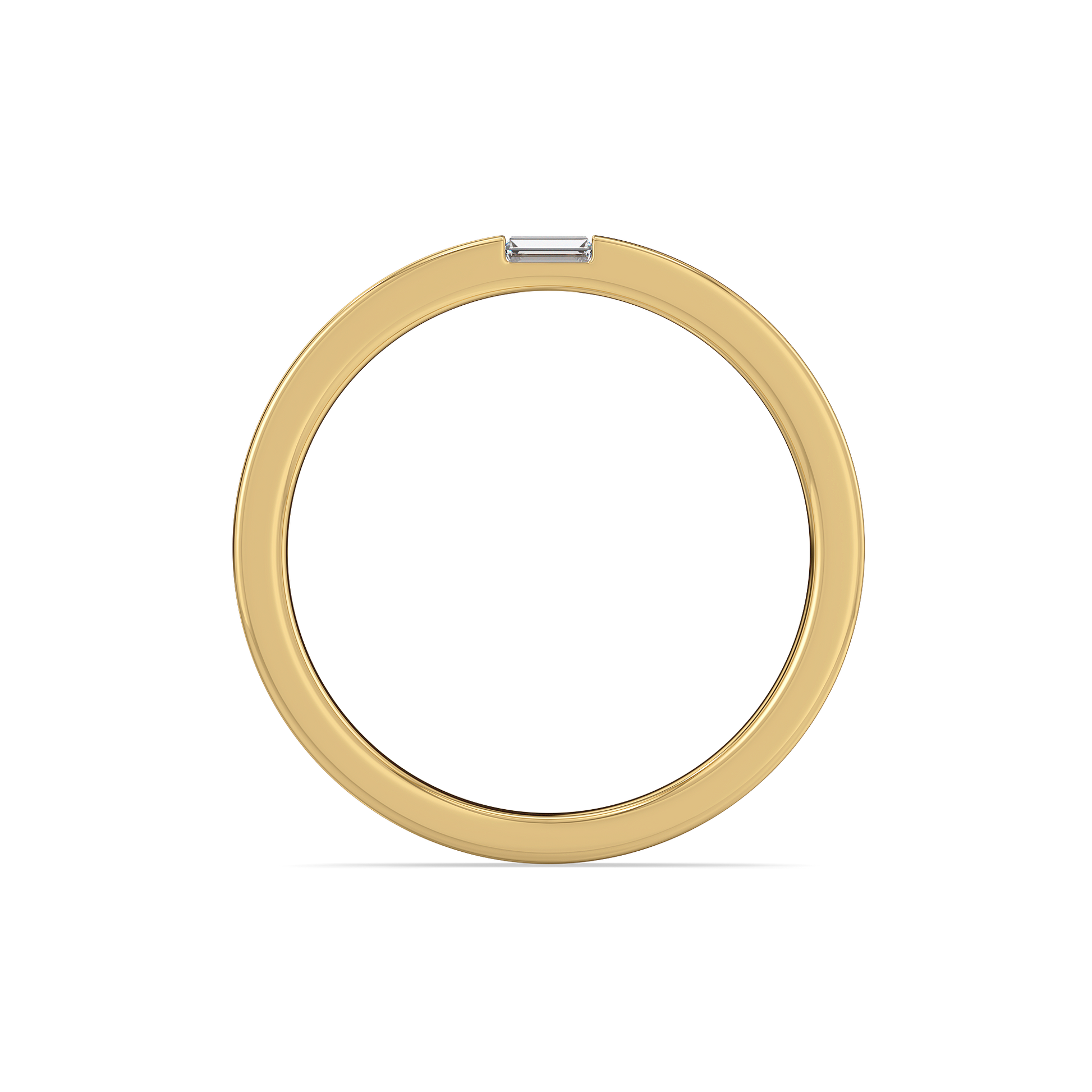 Modern Baguette Band - Lab Diamond Ring