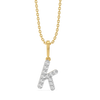 Lukson Keep Up K - Lab Grown Diamond Alphabet Pendant