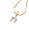 Lukson Nailed It N Lab Grown Diamond Alphabet Pendant Online