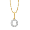 Lukson Oh-So O Lab Grown Diamond Alphabet Pendant