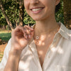 Oh-So O - Lab Diamond Alphabet Pendant