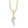 Lukson Rockstar R - Lab GrownDiamond Alphabet Pendant