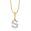 Lukson Sassy S - Lab Grown Diamond Alphabet Pendant