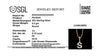 Sassy S - Lab Diamond Alphabet Pendant