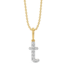 Lukson Tiny Treasure T - Lab Grown Diamond Alphabet Pendant