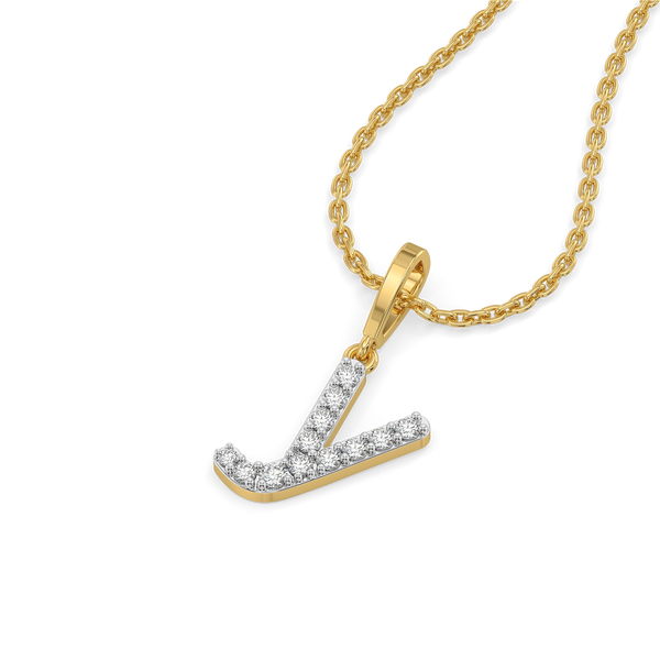 Lukson Y-oung at Heart Lab Grown Diamond Alphabet Pendant Online