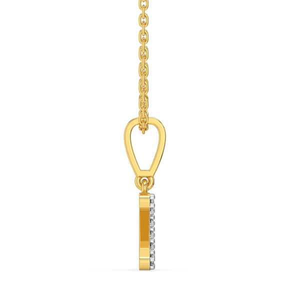 Lukson Zig-Zag Z - Lab Grown Diamond Alphabet Pendant Online