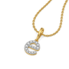 Evermore E - Lab Grown Diamond Alphabet Pendant - Lukson