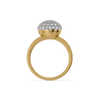 Golden Sphere - Lab Diamond Ring