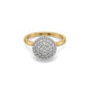Golden Sphere - Lab Diamond Ring