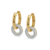 Loops & Links - Lab Diamond Hoop Earrings