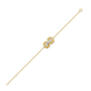 Golden Knot - Lab Diamond Bracelet
