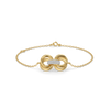 Golden Knot - Lab Diamond Bracelet