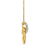 Golden Knot - Lab Diamond Pendant