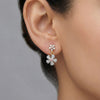Rosy Garden Lab Grown Diamond Drop Earrings for Women | Lukson