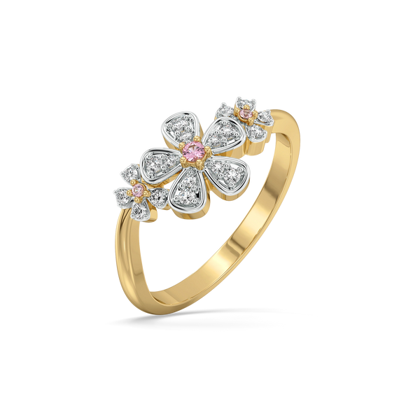 Lukson Rosy Garden Lab Grown Diamond Ring