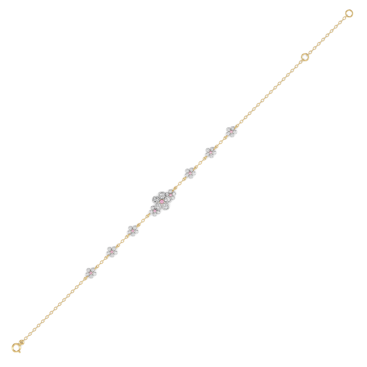 Blush Bouquet - Lab Diamond Bracelet
