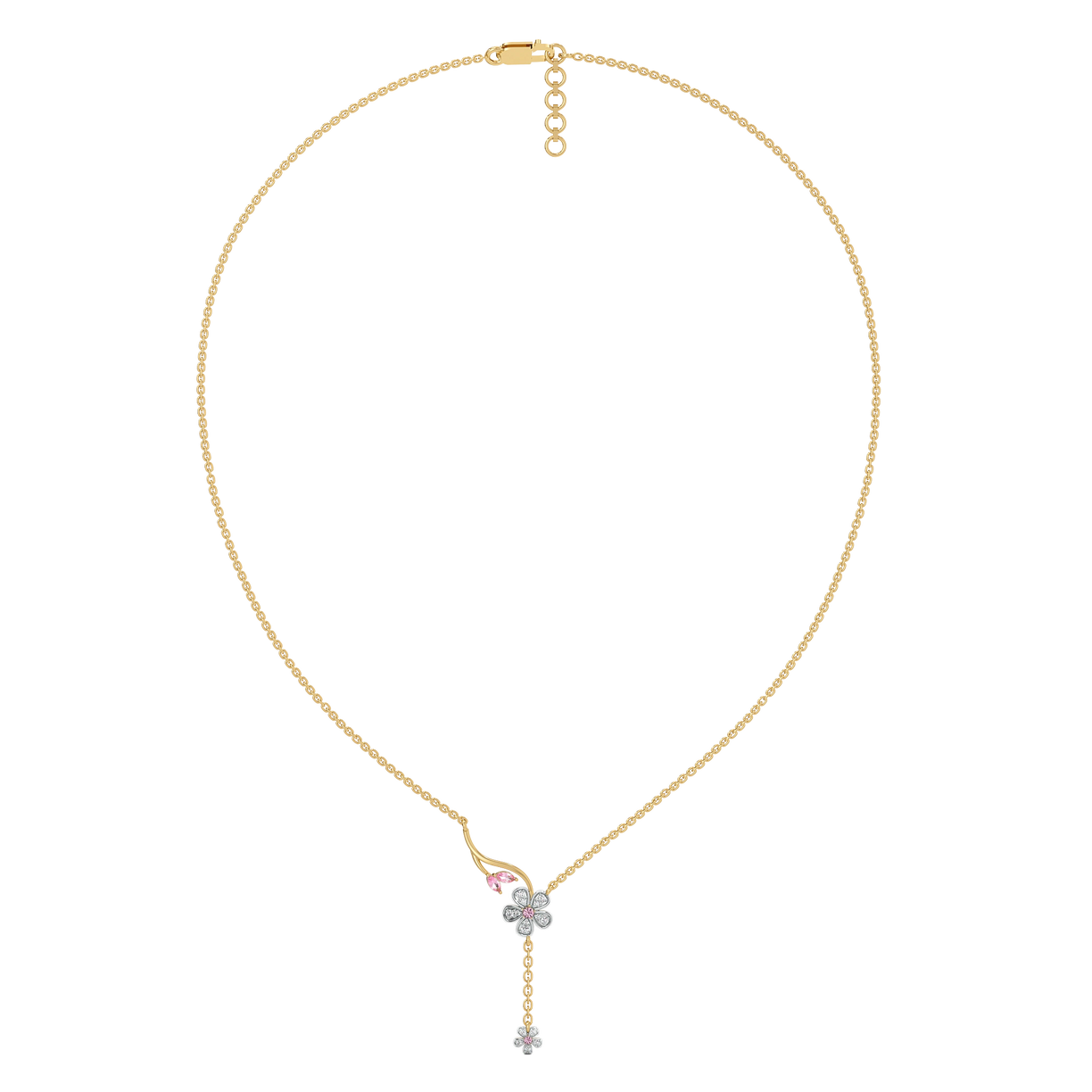 Blush Bouquet - Lab Diamond Necklace