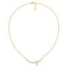 Ribboned Dreams - Lab Grown Diamond Necklace for Women - Lukson