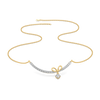 Ribboned Dreams - Lab Grown Diamond Necklace - Lukson
