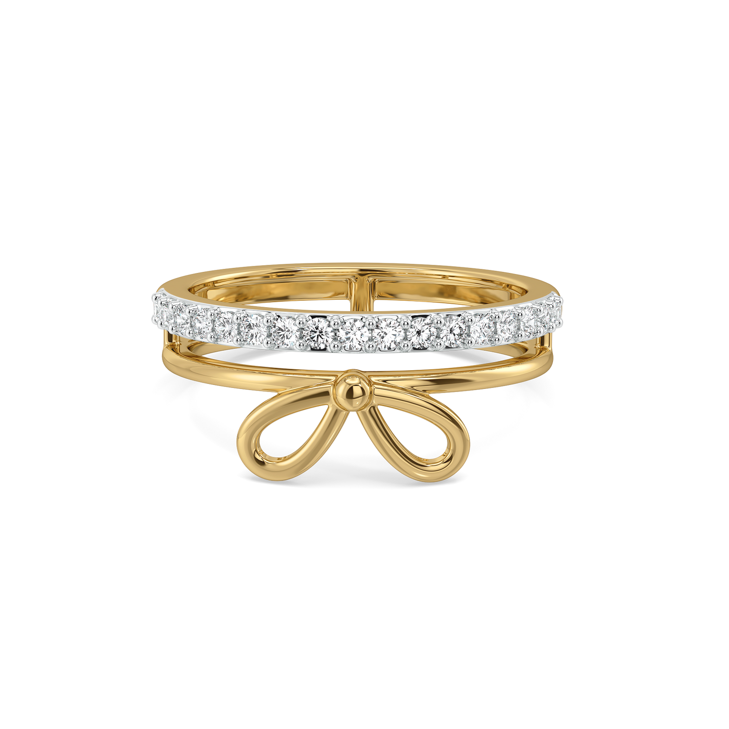 Ribboned Dreams - Lab Diamond Ring